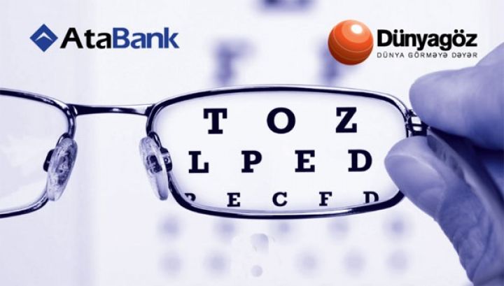 “AtaBank” müştəriləri üçün “ödənişsiz göz müayinəsi” təşkil edəcək