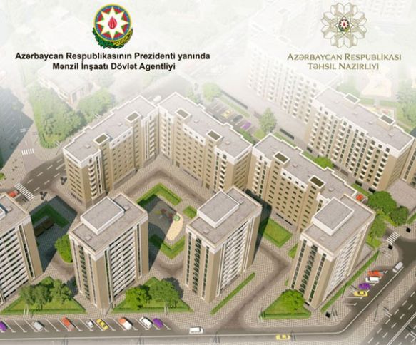 Təhsil işçilərinə mənzillər veriləcək - BİNANIN TİKİNTİSİNƏ START VERİLDİ