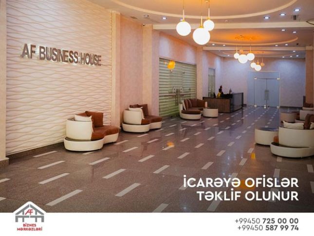 AF Biznes Mərkəzləri icarəyə ofislər təklif edir!