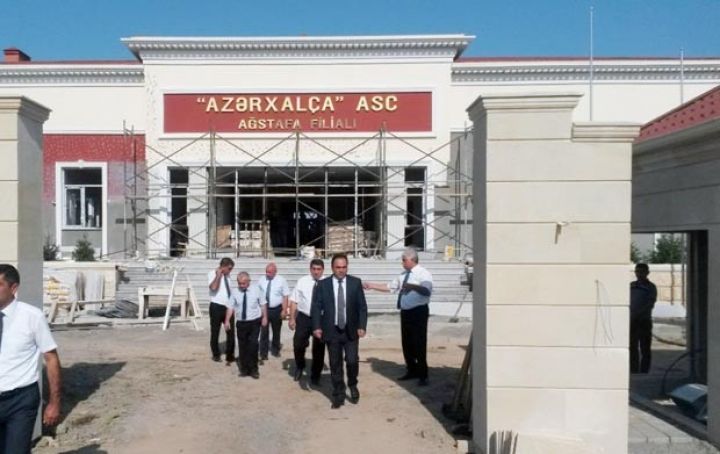 Ağstafa filialının tikintisinə başlanıb, 120 nəfər işləyəcək
