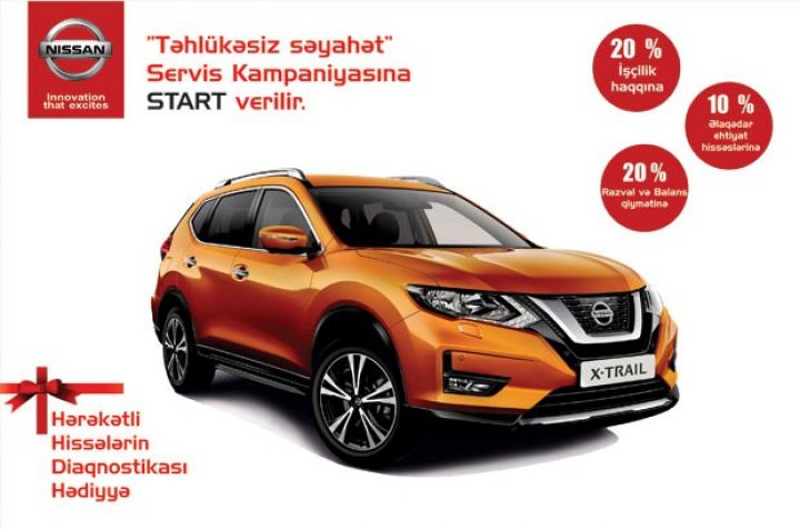 “Nurgun Motors”dan “Təhlükəsiz Səyahət” kampaniyası - ENDİRİMLƏR