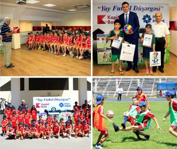 Kapital Bank-ın dəstəyi ilə növbəti “Yay Futbol Düşərgəsi” keçirilib