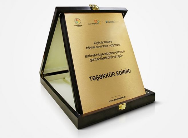 "ASAN Məktub" AccessBank-ı təltif edib