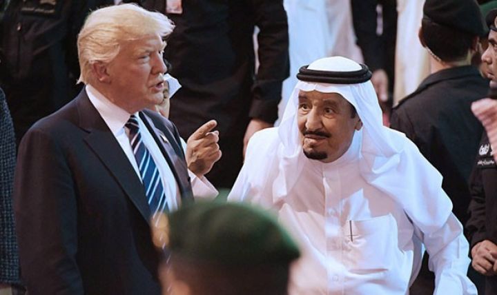 Trampdan Səudiyyə Kralına: "Biz olmasaq iki həftəyə vəzifəni itirərsən"