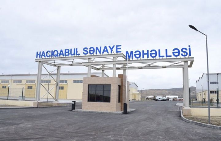 "Hacıqabul Sənaye Məhəlləsinin ərazisinin genişləndirilməsi təklif edilir"