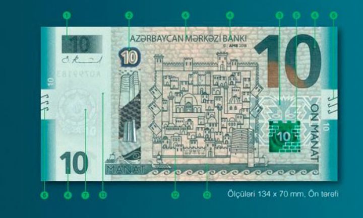 Mərkəzi Bank 10 manatlığın avadanlıqlara adaptasiyasına dair açıqlama yaydı