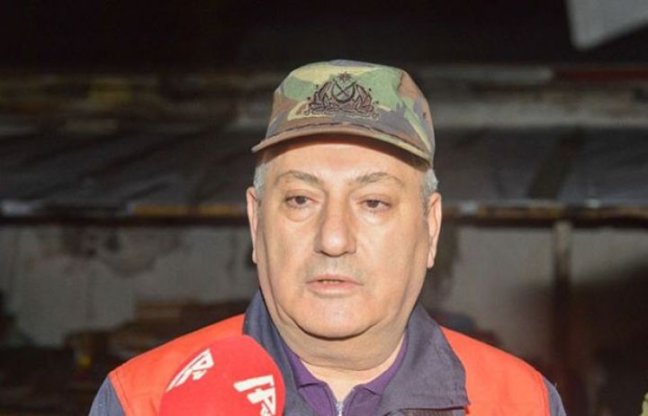 "Yanğın təxminən 300 kv. metr sahəni əhatə edib" - Xidmət rəisi
