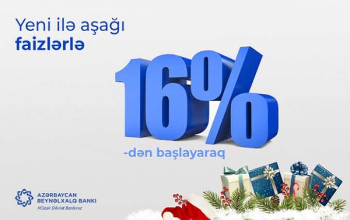 Beynəlxalq Bank kredit faizlərini endirdi