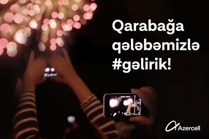 Azercell həmvətənlərimizlə qələbə sevincini bölüşür!