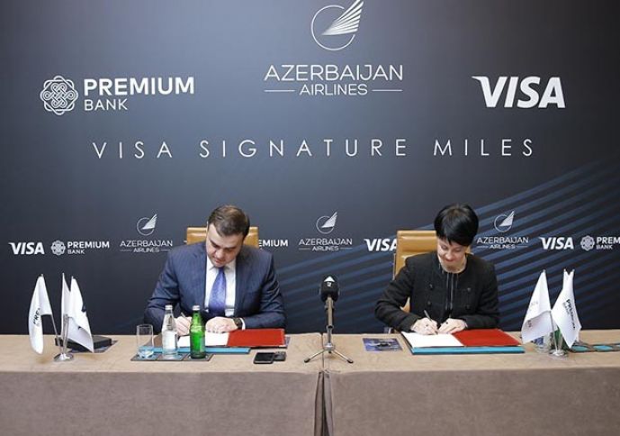 "Premium Bank" və "VISA” saziş imzaladı - YENİ PREMİUM KART