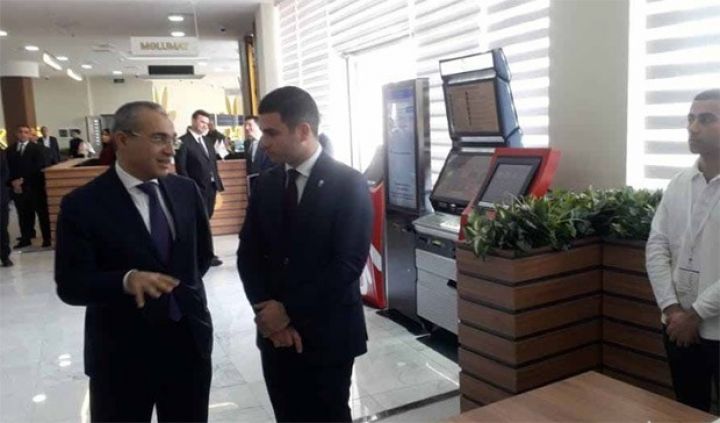 Nazir Mikayıl Cabbarov açılışda