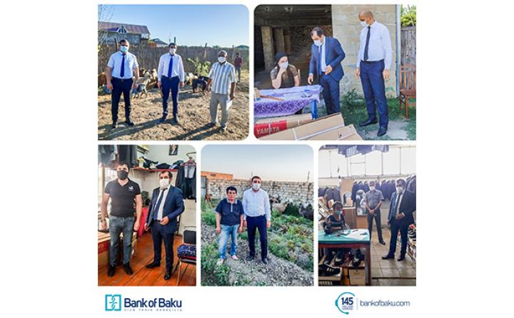 Bank of Baku-dan özünüməşğulluq proqramına dəstək davam edir!
