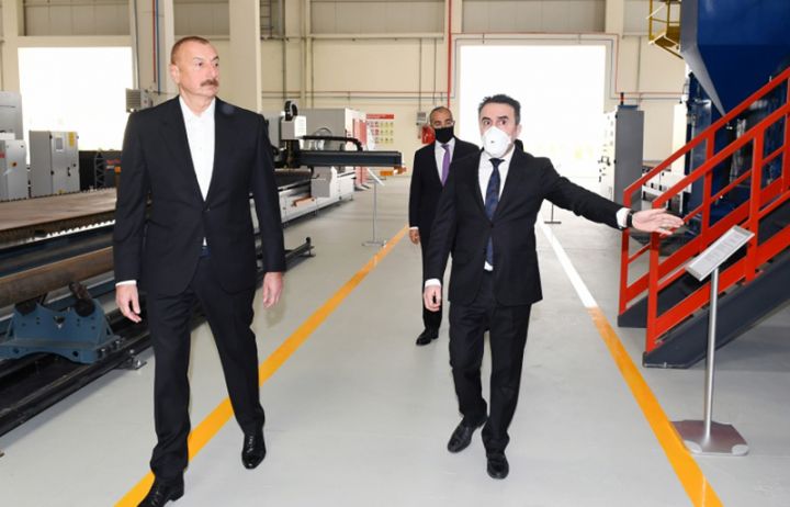 "Mətanət A" şirkətinin sahibinin yeni zavodu işə düşdü