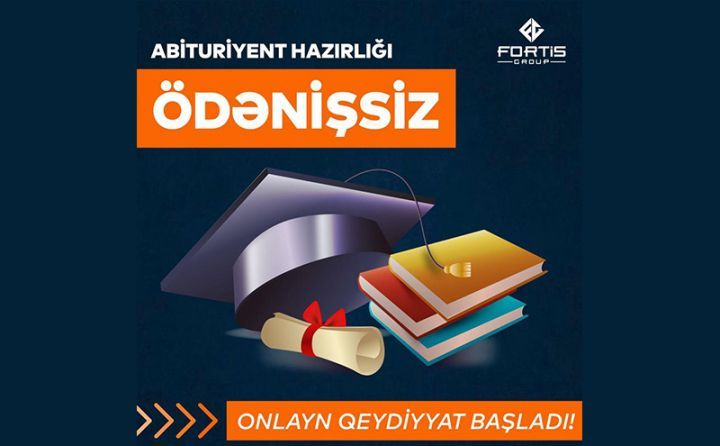 Ödənişsiz abituriyent hazırlığı üçün qeydiyyat davam edir