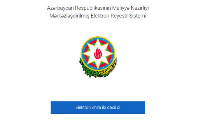 Vergi və gömrük güzəştləri ilə bağlı Mərkəzləşdirilmiş Elektron Reyestr Sistemi yaradılıb