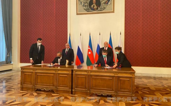 Azərbaycan ilə Rusiya arasında bir sıra sənədlər imzalandı