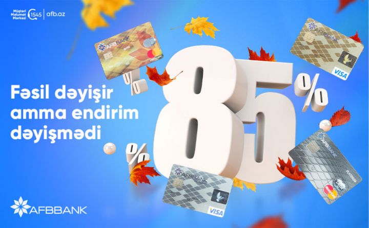 Fəsil dəyişir amma endirim dəyişmir!