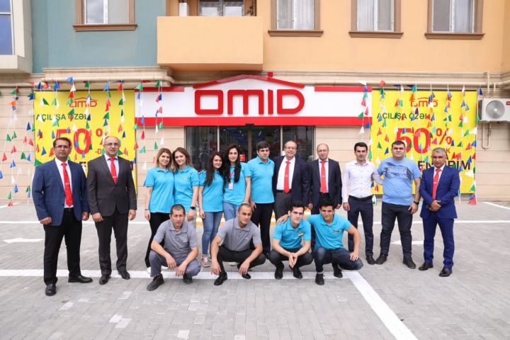 “OMİD” daha bir mağazasını Xətai rayonunda istifadəyə verdi