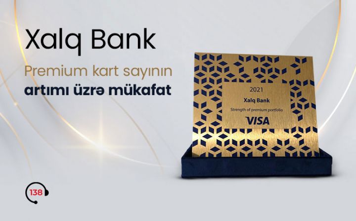 Xalq Bank Visa tərəfindən mükafata layiq görüldü