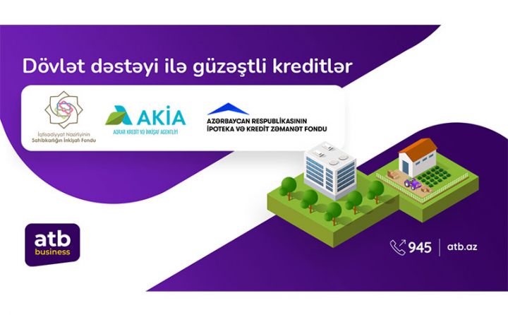 Azər Türk Bank illik 5%-dən başlayan faizlərlə 10 ilədək güzəştli kreditlər təklif edir