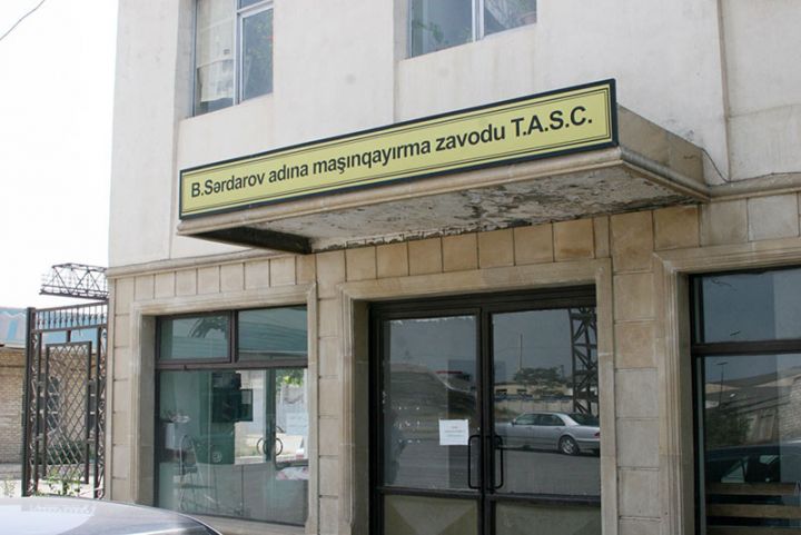 “B.Sərdarov adına Maşınqayırma Zavodu” bu qiymətə özəlləşdirildi