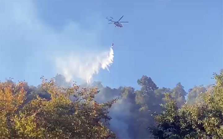 FHN Masallıda yanğını söndürə bilməyib - VİDEO