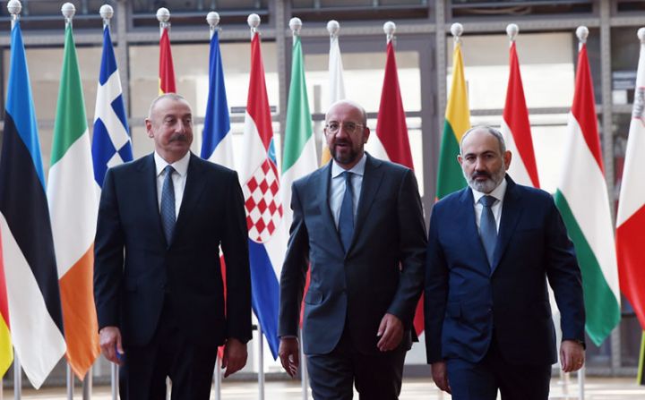 Əliyevin Mişel və Paşinyan ilə görüşü başa çatdı