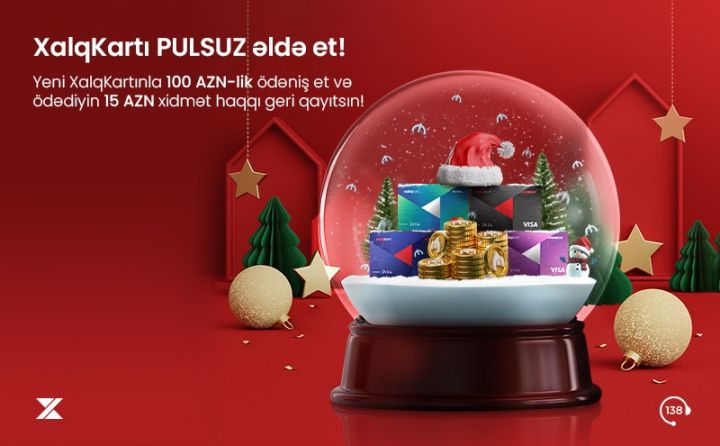 Xalq Bankdan yeni kampaniya - XalqKartı pulsuz əldə edin!