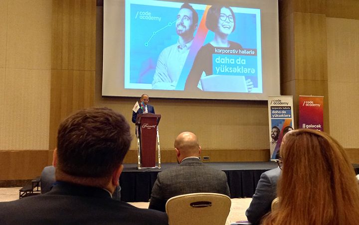 Code Academy tədris mərkəzi korporativ tərəfdaşları üçün tədbir keçirib