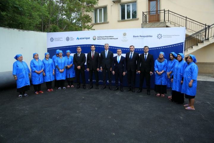 “Bank Respublika”nın dəstəyilə Şamaxıda tənha analar üçün sosial müəssisə açılıb