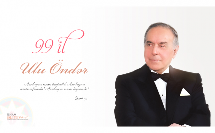 Ümummilli lider Heydər Əliyevi dərin hörmət, sevgi və ehtiramla anırıq