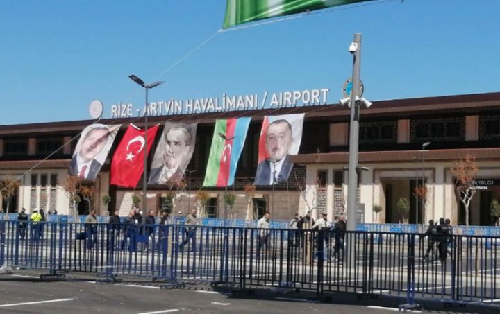 İlham Əliyev Türkiyədə açılışında iştirak edəcəyi hava limanından - FOTOLAR