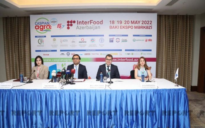 “Caspian Agro” və “InterFood Azerbaijan” sərgilərinə 449 şirkət qatılacaq