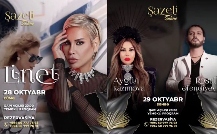 “Şazeli Sahne” restoranında möhtəşəm sezon açılışı