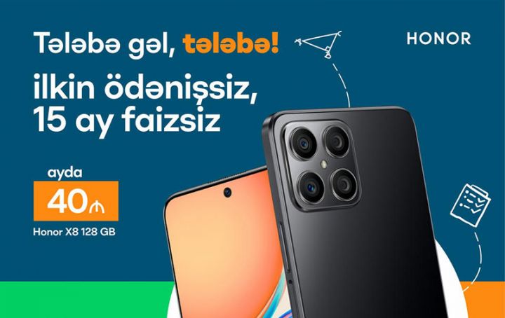 Bu smartfonu 15 sentyabradək ayda 40 manat ödəməklə əldə edə bilərsiniz