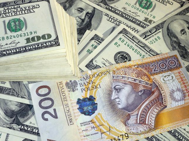 Polşa zlotısı dollar qarşısında rekord səviyyədə aşağı düşüb