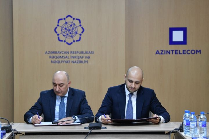 “AzInTelecom” MMC ilə AZSTAND arasında əməkdaşlıq memorandumu imzalanıb