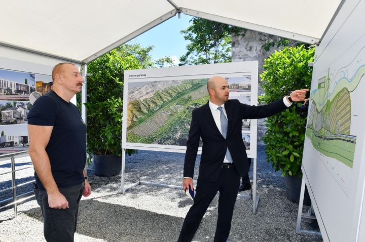 Xanlıq kəndinin təməli qoyulub