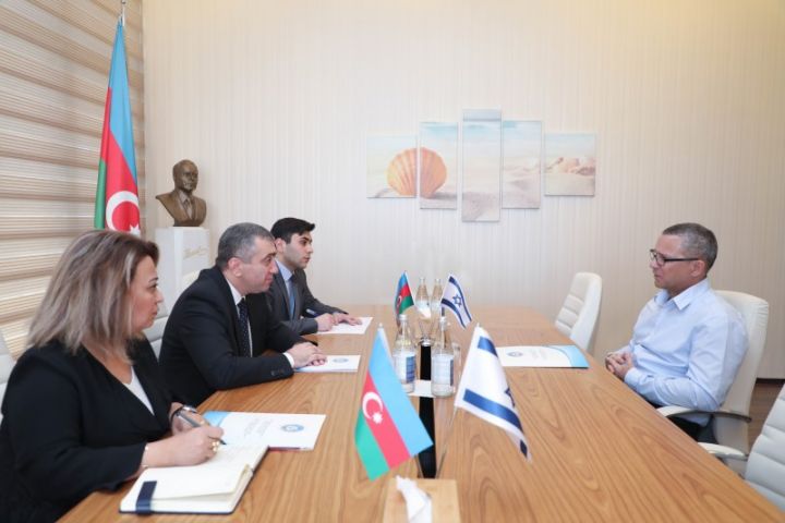 Dövlət Dəniz və Liman Agentliyində İsrailin Gəmiçilik və Limanlar İdarəsinin direktoru ilə görüş olub