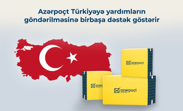 “Azərpoçt” zəlzələdən zərərçəkənlərə yardım qəbuluna başladı