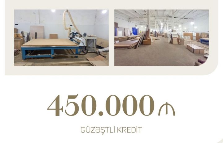 Azərbaycanın mebel şirkəti dövlətdən güzəştli kredit alıb