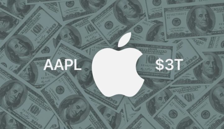 Apple-ın bazar dəyəri yenidən 3 trilyon dolları keçib
