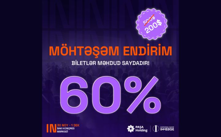 “InMerge İnnovasiya Sammiti”nə qatılmaq üçün daha bir fürsət!
