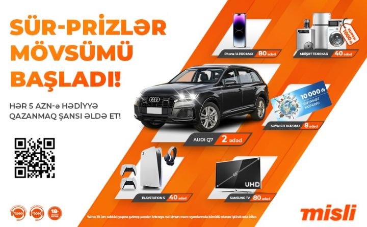 “Misli” ilə “SÜR-PRİZLƏR Mövsümü” başlayır