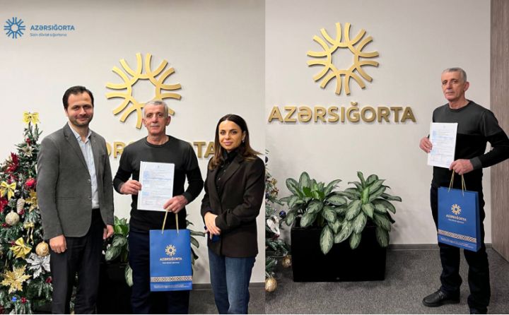 “Azərsığorta” şirkəti vətəndaşı mükafatlandırdı