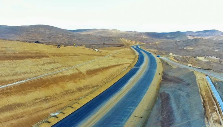 Füzuli-Hadrut avtomobil yolunun tikintisi yekunlaşır - VİDEO