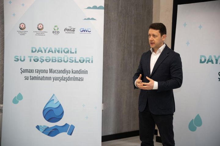 Coca-Cola Fondunun dəstəyi ilə Şamaxının Mərzəndiyə kəndinin içməli su təminatı yaxşılaşdırılır