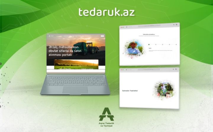 İyunun 1-dən “tedaruk.az” portalında ərzaq məhsullarına dair tələbatların yerləşdirilməsinə başlanır