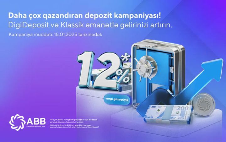 Azərbaycanın ən böyük bankı əmanət faizlərini artırdı