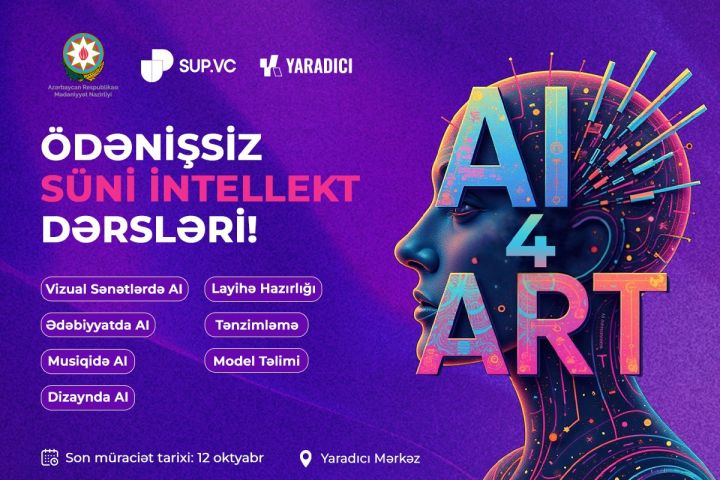 "AI4Art" təlim proqramı: Süni intellekt və yaradıcı sənətlərin gələcəyi